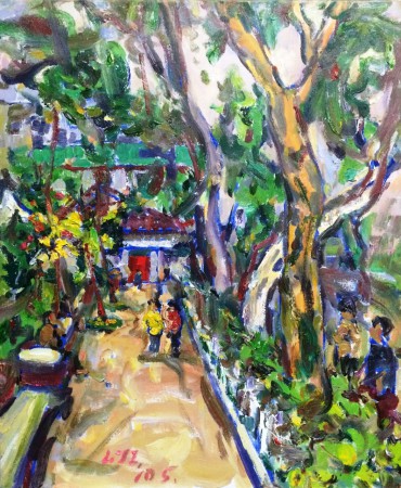 植物園-行道樹 2010 15F 作者 廖繼英LJI